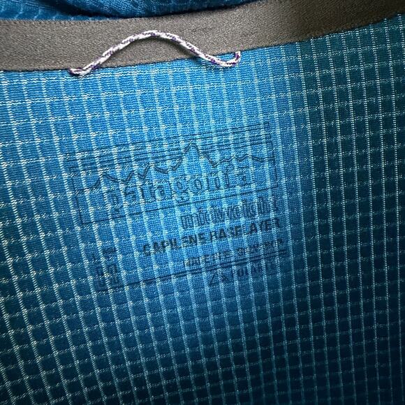 Patagonia Capilene Midweight 1/4 Zip Pullover Womens Medium Blue Long Sleeve * - Picture 10 of 11